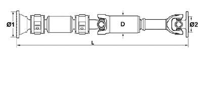 Карданный вал, главная передача