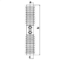 Гофрований кожух, механізм рульового керування