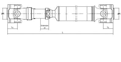 Карданный вал, главная передача