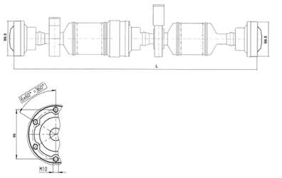 Карданный вал, главная передача