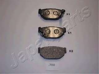 Комплект тормозных колодок, дисковый тормоз