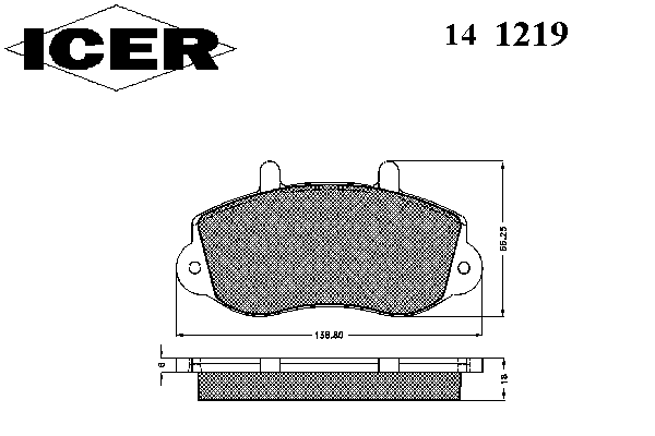 Колодки гальмівні (передні) Renault Master II/Opel Movano 98- R15