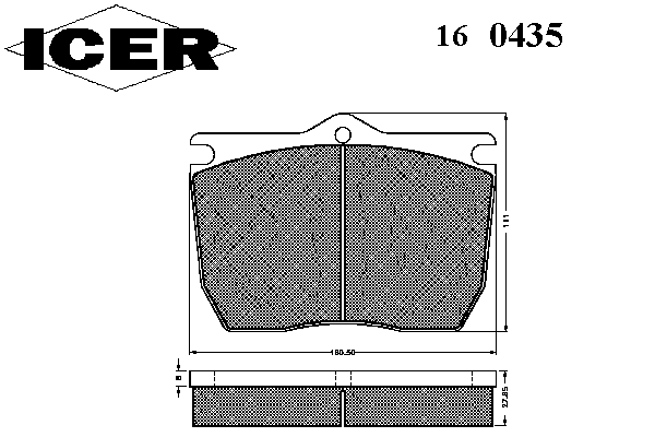 Комплект тормозных колодок, дисковый тормоз