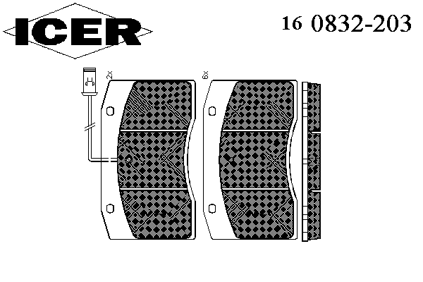 Комплект тормозных колодок, дисковый тормоз
