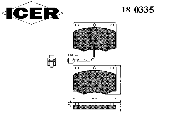 Комплект тормозных колодок, дисковый тормоз