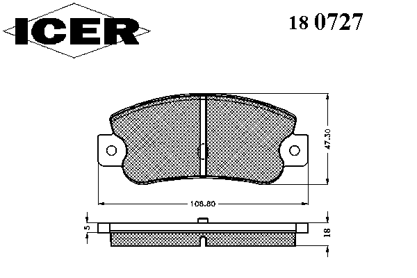 Комплект тормозных колодок, дисковый тормоз