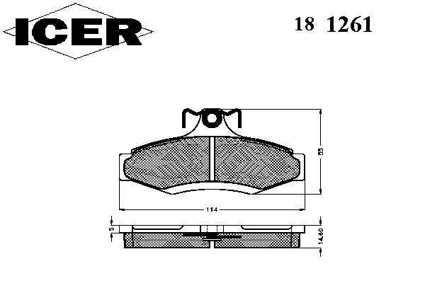 Колодки гальмівні (задні) Daewoo Nubira 97-/Leganza 97-04/Chevrolet Astra 99-11/Vectra 96-98