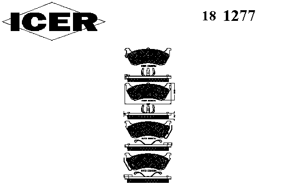 Колодки гальмівні (задні) MB M-class (W163) 98-05