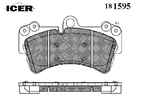 Колодки гальмівні (передні) Audi Q7 06-15/Porsche Cayenne/VW Touareg 02-10
