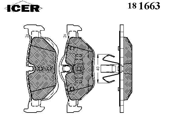 Колодки гальмівні (задні) BMW 1 (E81-82/E87-88)/3 (E90-93) 04-13/X1 (E84) 09-15