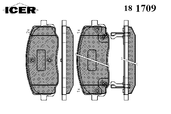 Колодки гальмівні (передні) Hyundai i10 08-17/Kia Picanto 04-