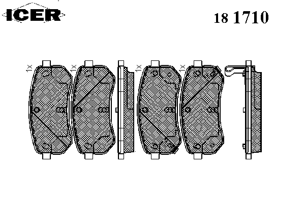 Колодки гальмівні (задні) Hyundai i10 07-16/Kia Picanto 04-/Ray 11-