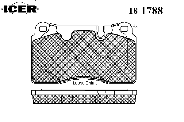 Колодки гальмівні (передні) Land Rover Range Rover 02-13