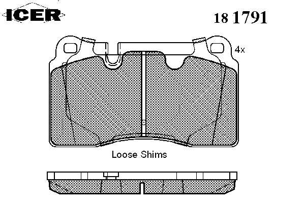 Колодки гальмівні (передні/задні) Audi A3/TT 04-15/Seat Leon 12-/Porsche Cayenne 10-