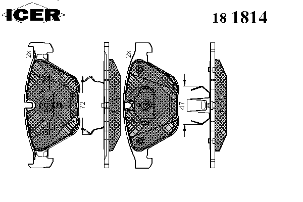 Колодки гальмівні (передні) BMW 3 (E90/E91/E92/E93) 04-13/X1 (E84) 09-15/Z4 (E89) 09-16