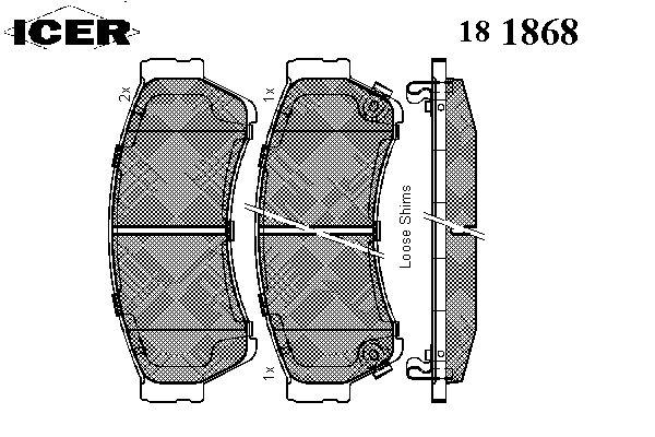 Колодки гальмівні (передні) Ford Fusion/Ford USA Fusion 06-/Mazda 6 02-13