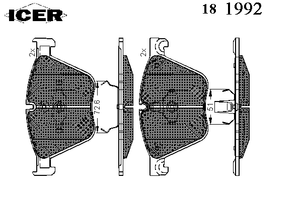 Колодки гальмівні (передні) BMW 5 (F07) 09-/7 (F01-F04) 08-15/X5 (E70/F15/F85)/X6 (E71/F16) 06-