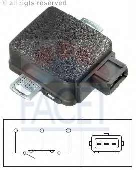 Датчик, положение дроссельной заслонки