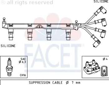 Комплект проводов зажигания