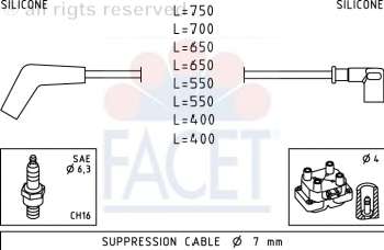 Комплект проводов зажигания