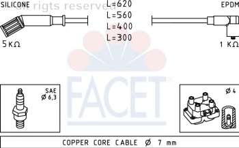 Комплект проводов зажигания