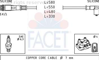 Комплект проводов зажигания
