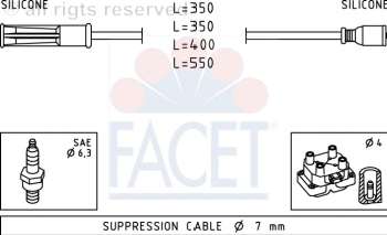 Комплект проводов зажигания