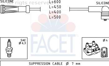 Комплект проводов зажигания