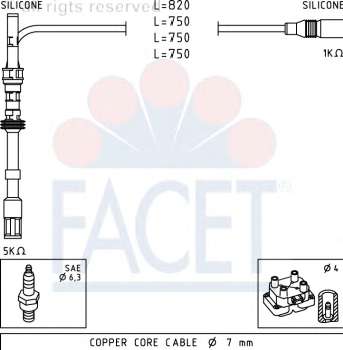 Комплект проводов зажигания