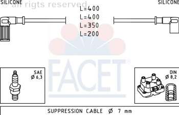 Комплект проводов зажигания