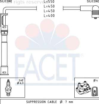 Комплект проводов зажигания