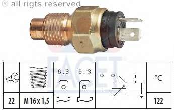 Датчик, температура охлаждающей жидкости