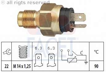 Датчик, температура охлаждающей жидкости