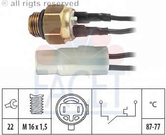 Термовыключатель, вентилятор радиатора