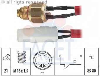 Термовыключатель, вентилятор радиатора