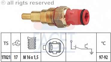 Термовыключатель, вентилятор радиатора