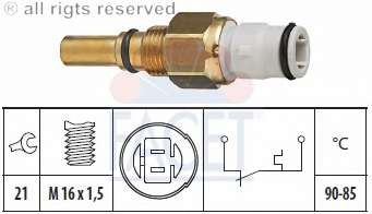 Термовыключатель, вентилятор радиатора