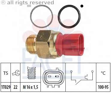 Термовыключатель, вентилятор радиатора
