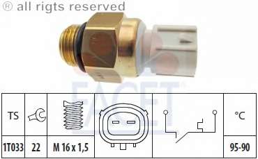 Термовыключатель, вентилятор радиатора
