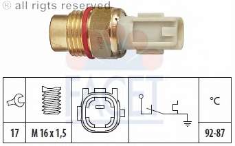 Термовыключатель, вентилятор радиатора