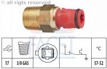 Термовыключатель, вентилятор радиатора