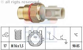 Термовыключатель, вентилятор радиатора