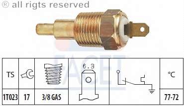 Термовыключатель, вентилятор радиатора