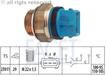Термовыключатель, вентилятор радиатора