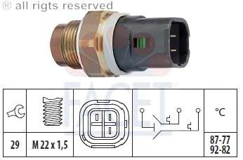 Термовимикач вентилятора радіатора
