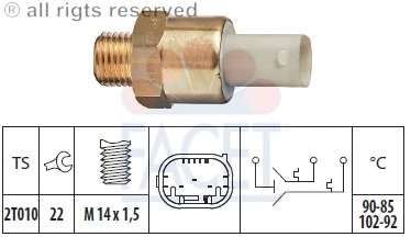 Термовыключатель, вентилятор радиатора