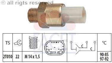 Термовыключатель, вентилятор радиатора