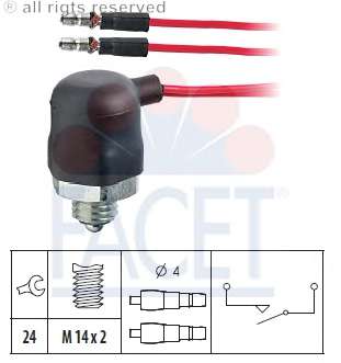 Выключатель, фара заднего хода