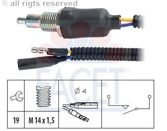 Выключатель, фара заднего хода