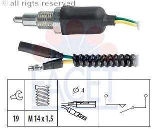 Выключатель, фара заднего хода